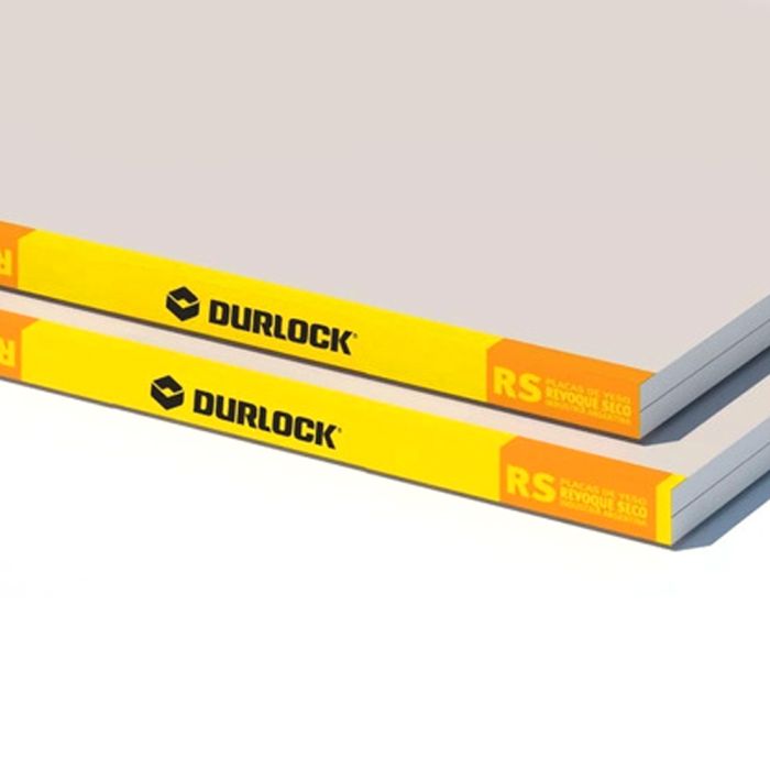 Placa Durlock Revoque Seco 12.5mm 1.20x2.60