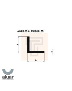 Angulo Alas iguales 38 x 3